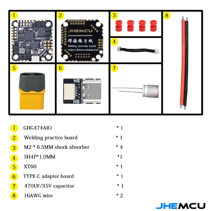 JHEMCU GHG474AIO 40A AIO Flugc – Betaflight Fc F4 Bewertung und Preis